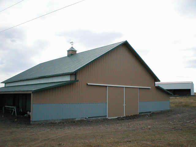 Horse Stall Barn with Loft